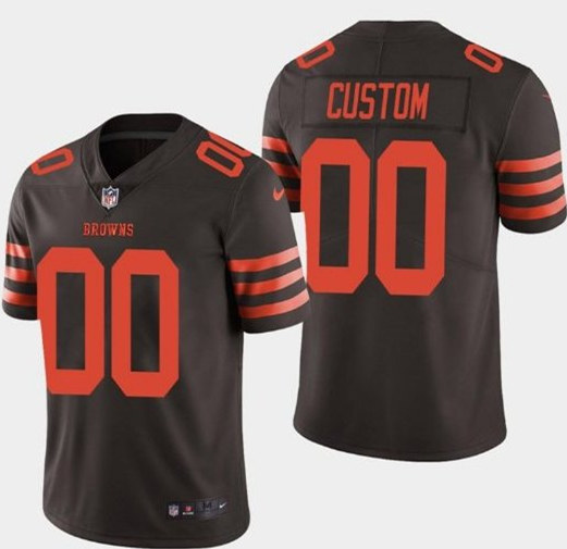 Custom Cleveland Browns Vapor Untouchable Limited Jersey